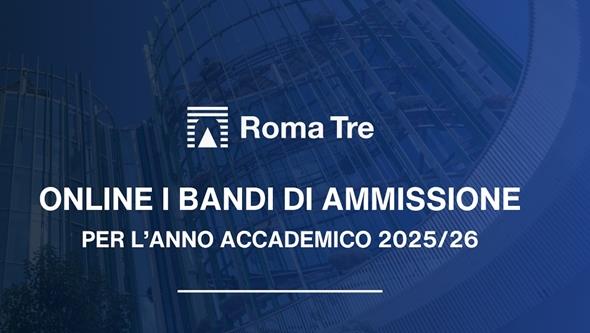 Pubblicati i Bandi di ammissione per l'A.A. 2025-2026