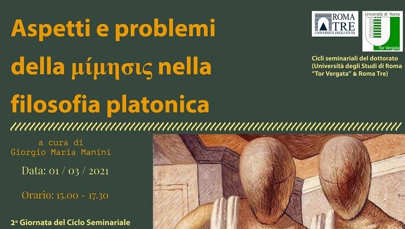 Aspetti e problemi della μίμησις nella filosofia platonica