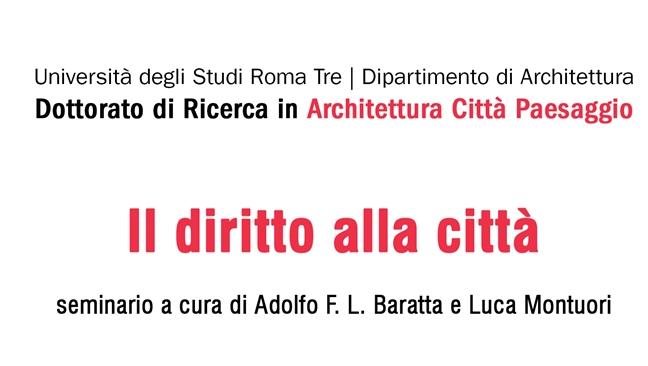 Il diritto alla città