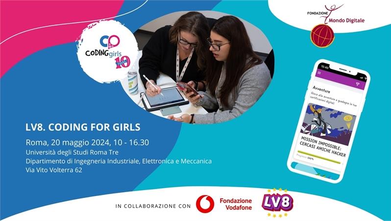 Coding for Girls - Hackathon con Fondazione Mondo Digitale e Fondazione Vodafone