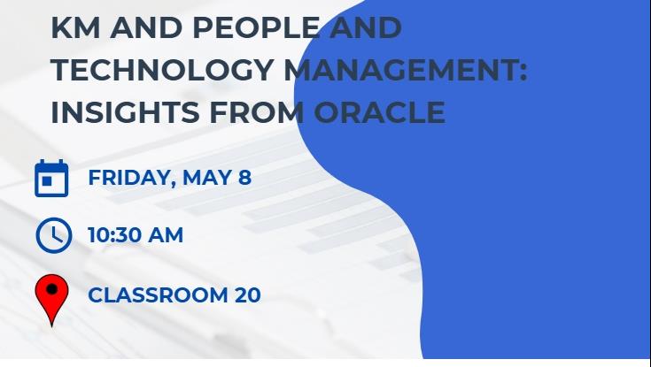 KM and People and technology management: insights from Oracle 