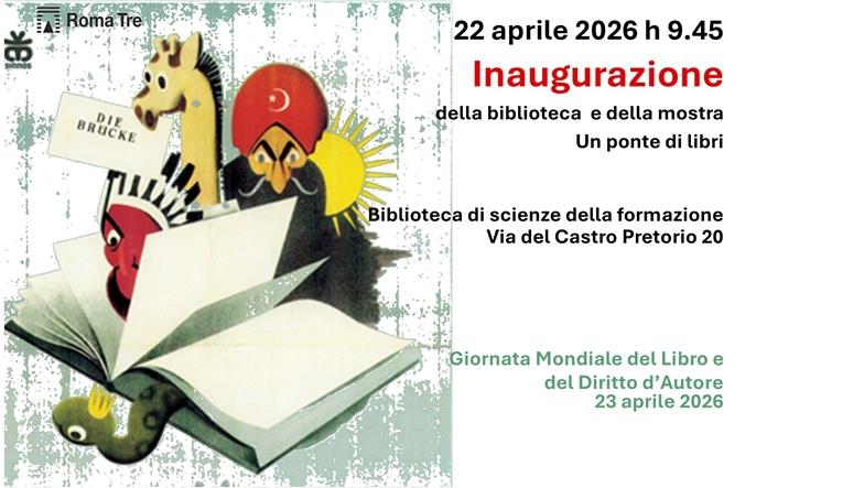 Inaugurazione della Biblioteca di Area di Scienze della Formazione e della mostra “Un ponte di libri” 