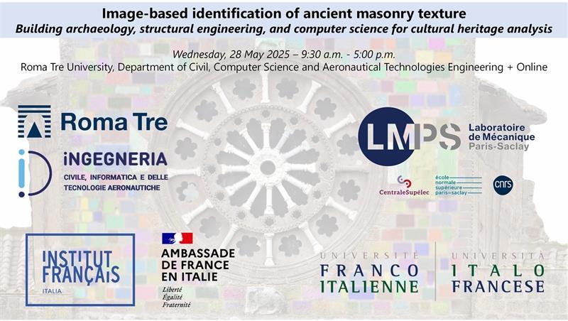 Image-based Identification of Ancient Masonry Texture:  Building Archaeology, Structural Engineering, and Computer Science for Cultural Heritage Analysis