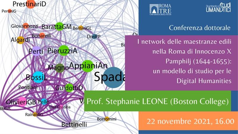 I network delle maestranze edili nella Roma di Innocenzo X Pamphilj (1644-1655): un modello di studio per le Digital Humanities