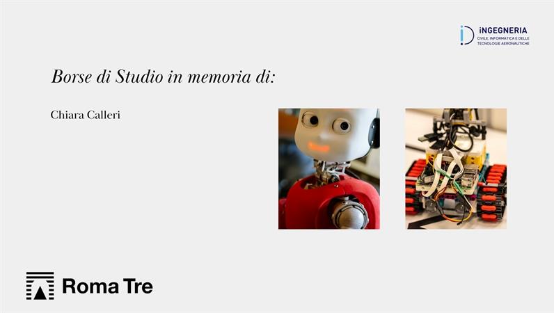 Borse di studio in memoria di Chiara Calleri 