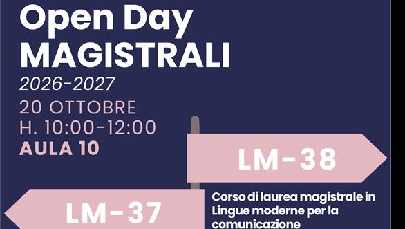 Open Day Magistrali 2026