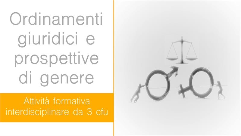 Calendario Attività formativa ordinamenti giuridici e prospettive di genere