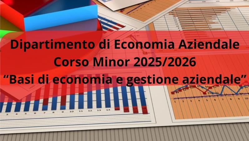 Corso Minor in “Basi di economia e gestione aziendale”.