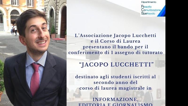 Presentazione Bando Jacopo Lucchetti 