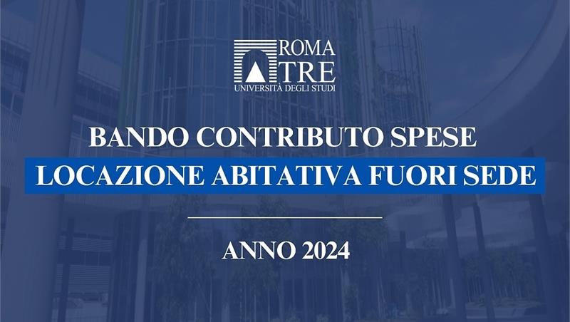 Bando Contributo spese locazione abitativa fuori sede anno 2024