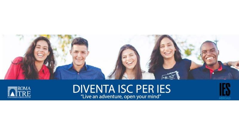 Diventa ISC per IES “Live an adventure, open your mind”