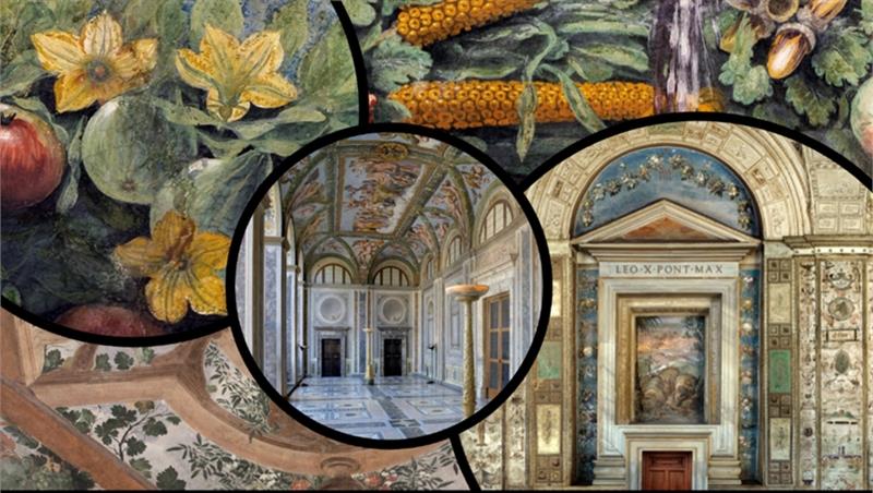 Piante della mitologia, delle tradizioni e delle meraviglie nelle logge romane fra ’500 e ’600