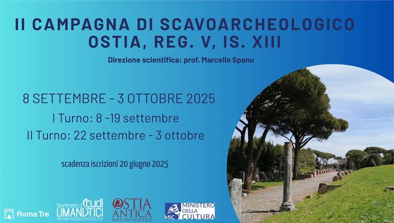 II Campagna di scavo archeologico Ostia, Reg. V, Is. XIII