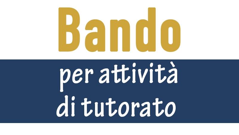 Bando per attività di tutorato presso gli istituti penitenziari della Regione Lazio