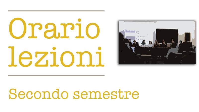 Avviso lezioni secondo semestre 2020/2021