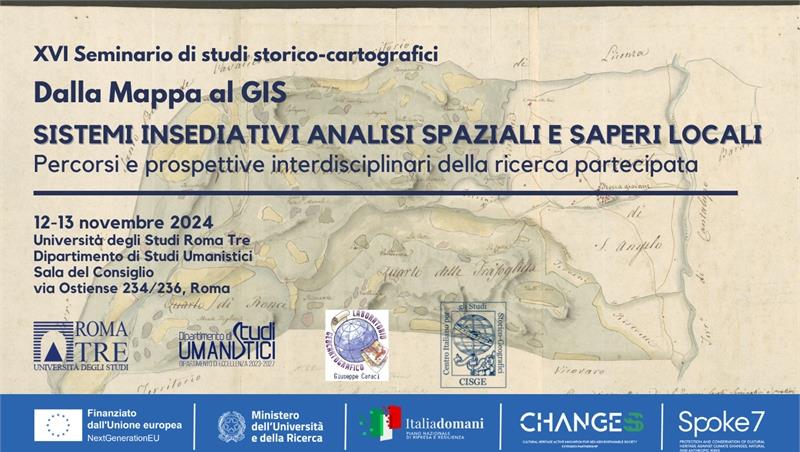 XVI Seminario di studi storico-cartografici dalla Mappa al GIS