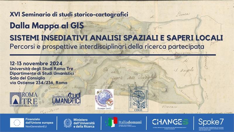 XVI Seminario di studi storico-cartografici dalla Mappa al GIS