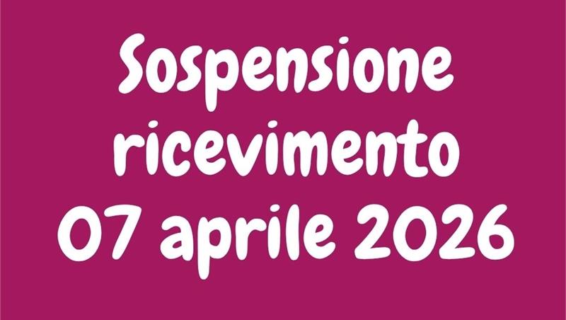 sospensione ricevimento segreteria didattica Edunido 07 aprile 2026