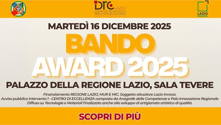 Vincitori al Bando AWARD 2025 – Seconda Edizione