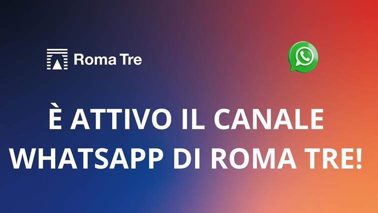Canale Whatsapp di Roma Tre 
