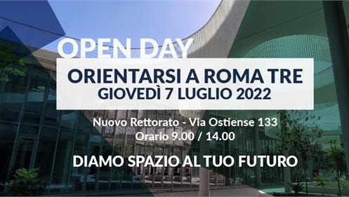 Orientarsi a Roma Tre edizione 2022