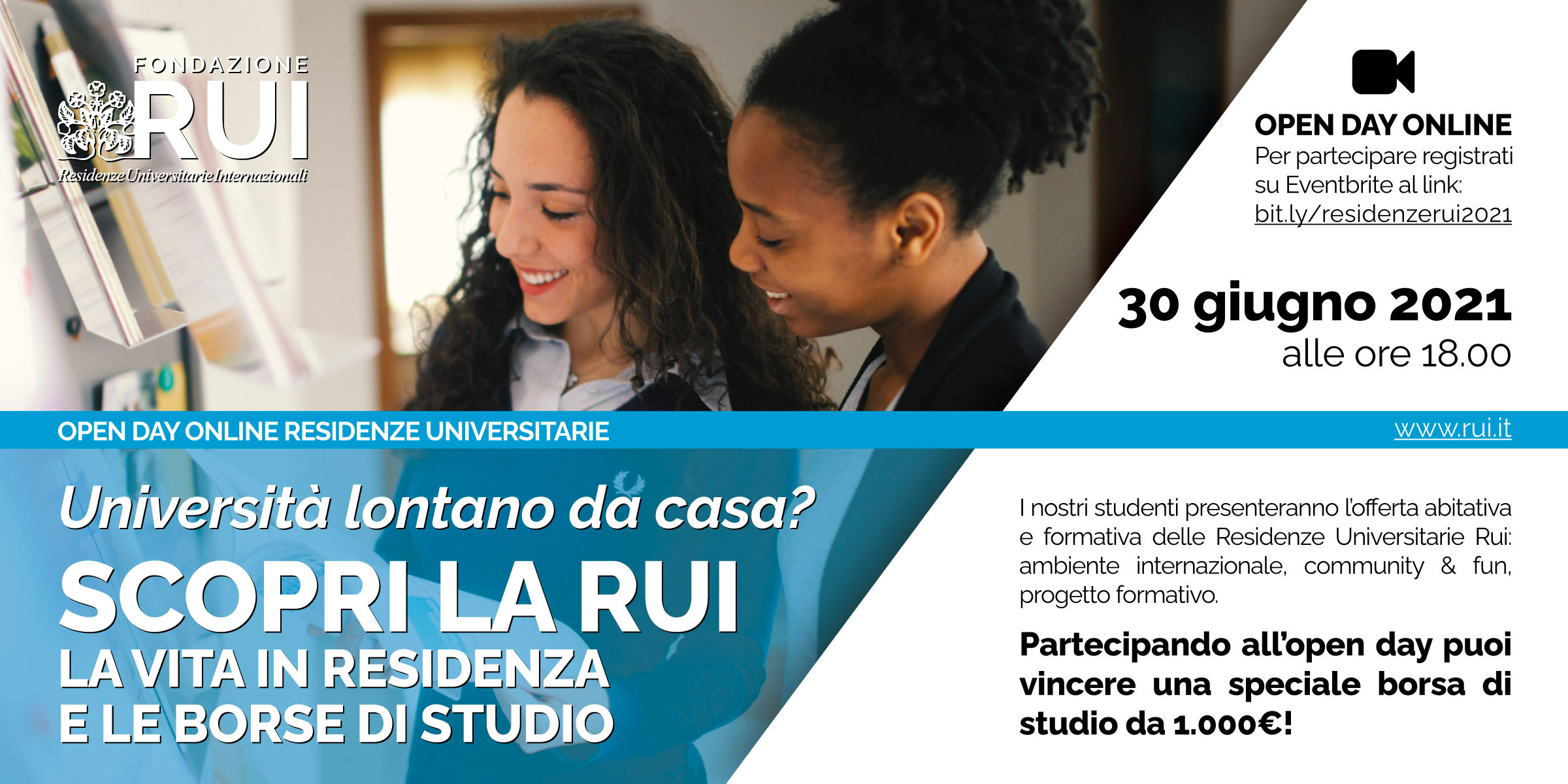 Open day residenze universitarie Fondazione Rui Dipartimento di