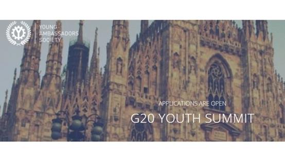 Al via le candidature per diventare Youth Ambassador italiani al G20