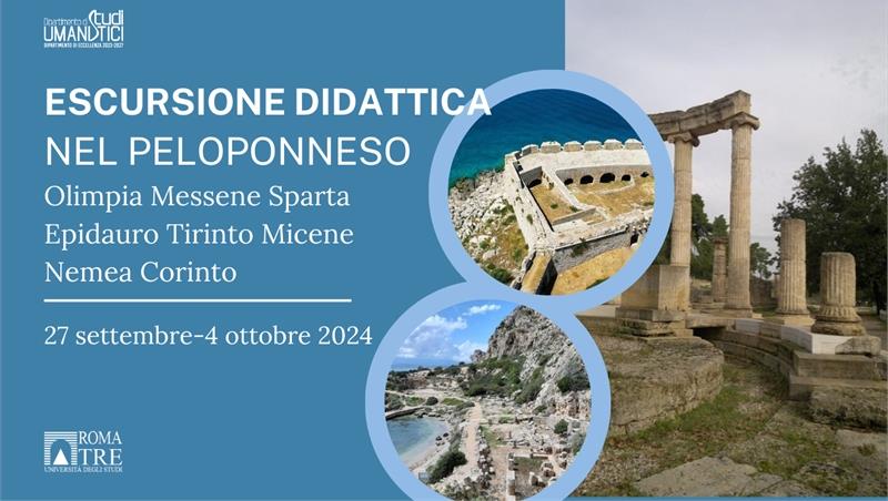 Escursione didattica nel Peloponneso: Olimpia, Messene, Sparta, Epidauro, Tirinto, Micene, Nemea, Corinto
