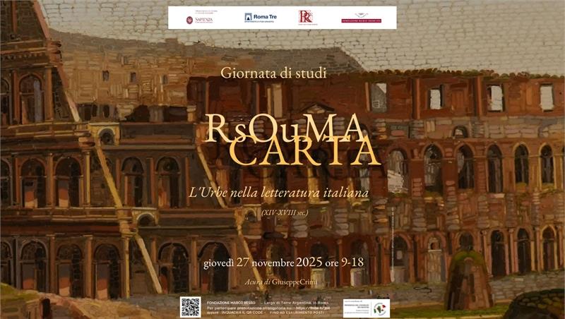 Roma su carta. L'Urbe nella letteratura italiana (XIV-XVIII sec.)