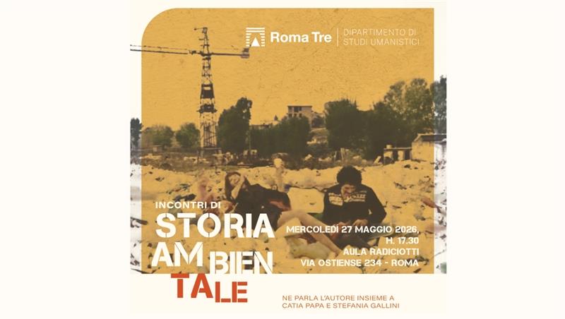 Incontri di Storia ambientale: presentazione del libro di Salvatore Romeo