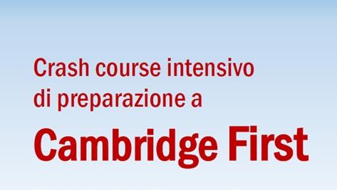Crash course di preparazione alla certificazione inglese Cambridge First
