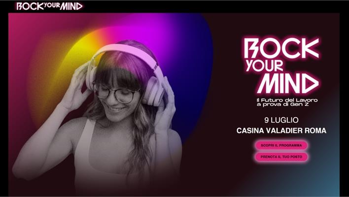  Rock Your Mind 2026 – 9 Luglio, Roma -  opportunità per studenti e neolaureati