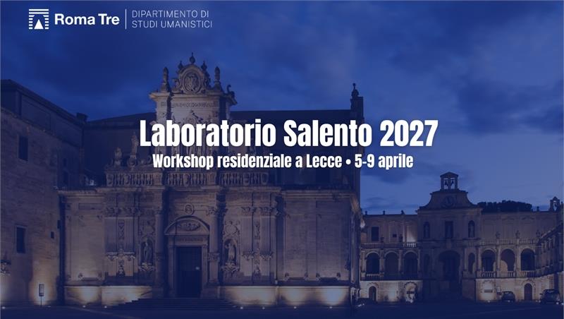 Laboratorio Salento 2027: bando di selezione per 18 partecipanti