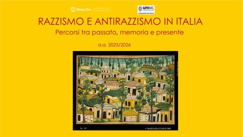 RAZZISMO E ANTIRAZZISMO IN ITALIA Percorsi tra passato, memoria e presente a.a. 25/26