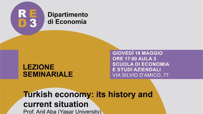 Lezione seminariale: Turkish economy - its history and current situation