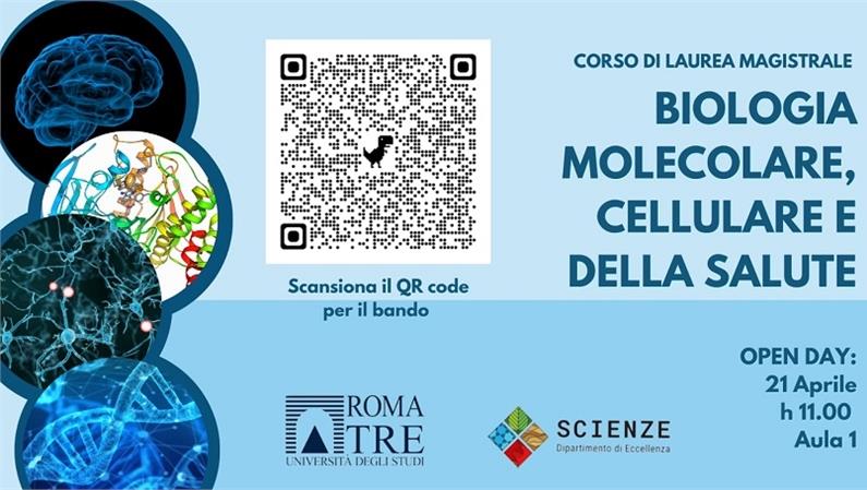 Evento di orientamento per la Laurea Magistrale in Biologia Molecolare Cellulare e della Salute (BSCS)