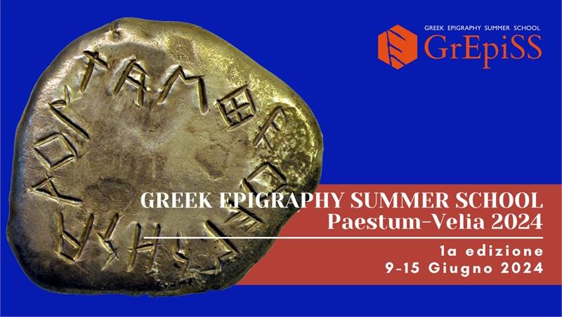 GrEpiSS - Greek Epigraphy Summer School. 1a edizione