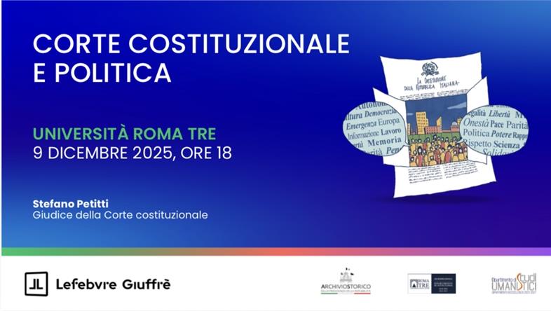 Lezione del Pres. STEFANO PETITTI - CORTE COSTITUZIONALE E POLITICA