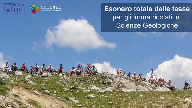 Novità a.a. 2020/2021: esonero totale tasse per i nuovi immatricolati in Scienze Geologiche e le altre agevolazioni