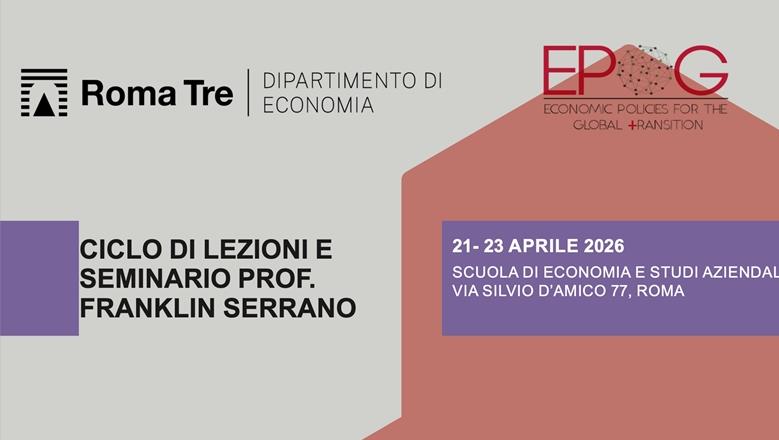 Seminario e Ciclo Di Lezioni Prof. Franklin Serrano