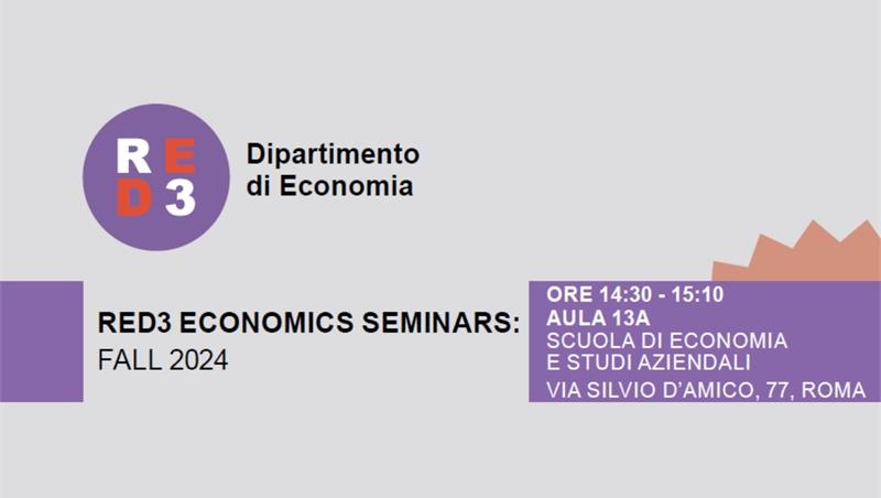 RED3 Economics Seminar Series - Fall 2024