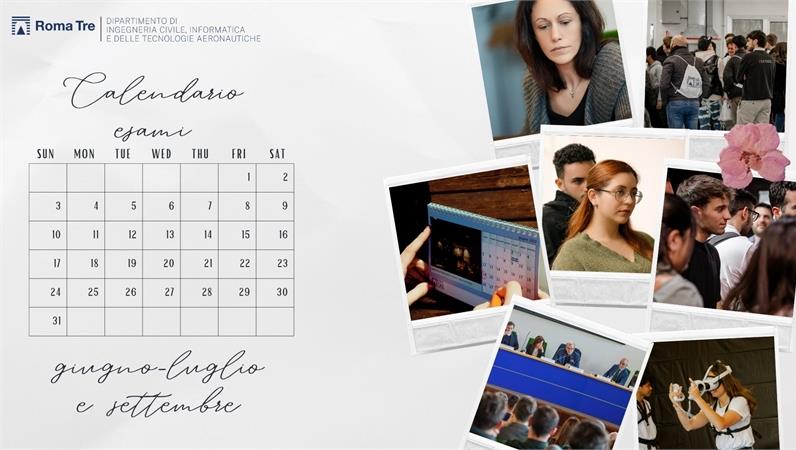 Calendari esami sessione estiva/autunnale