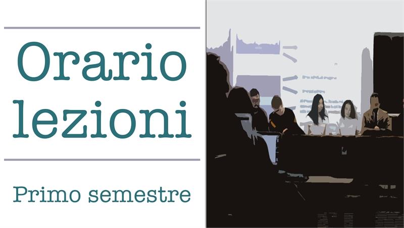 Avviso inizio lezioni I semestre A.A. 2021/2022