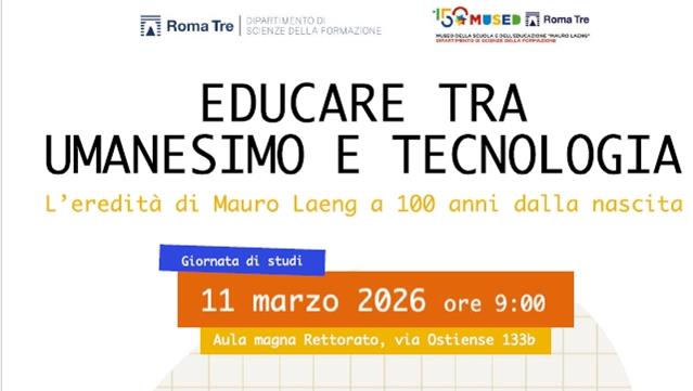 Educare tra umanesimo e tecnologia: l’eredità di Mauro Laeng a 100 anni dalla nascita  