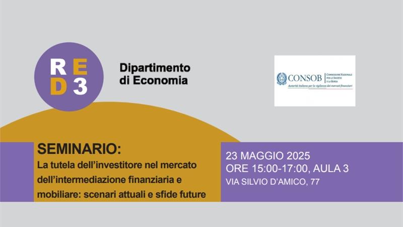 La tutela dell’investitore nel mercato dell’intermediazione finanziaria e mobiliare: scenari attuali e sfide future