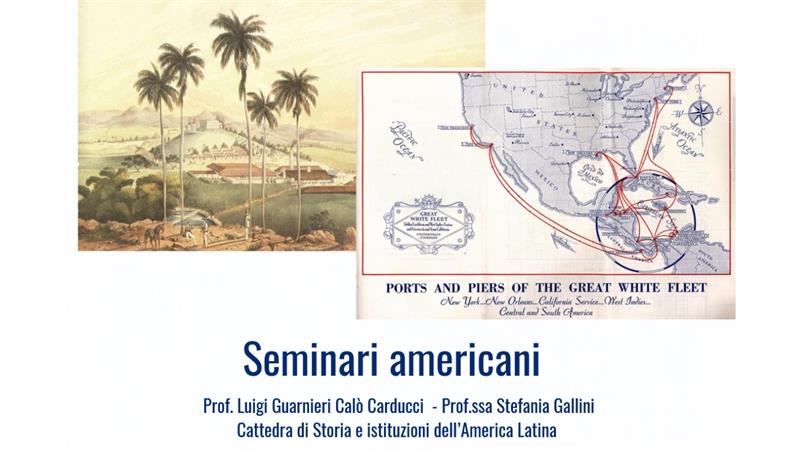Seminari americani | Del Mediterráneo americano al Gran Caribe. Geopolitica e Storia Ambientale