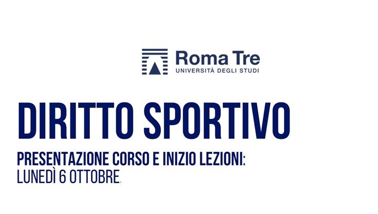 Presentazione del corso di DIRITTO SPORTIVO