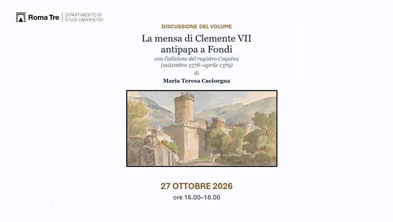 Discussione del volume di Maria Teresa Caciorgna, 