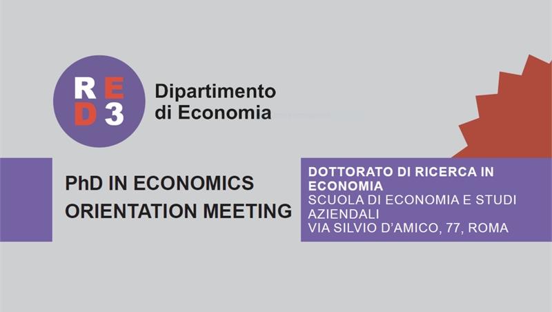 PhD in Economics Orientation Meeting