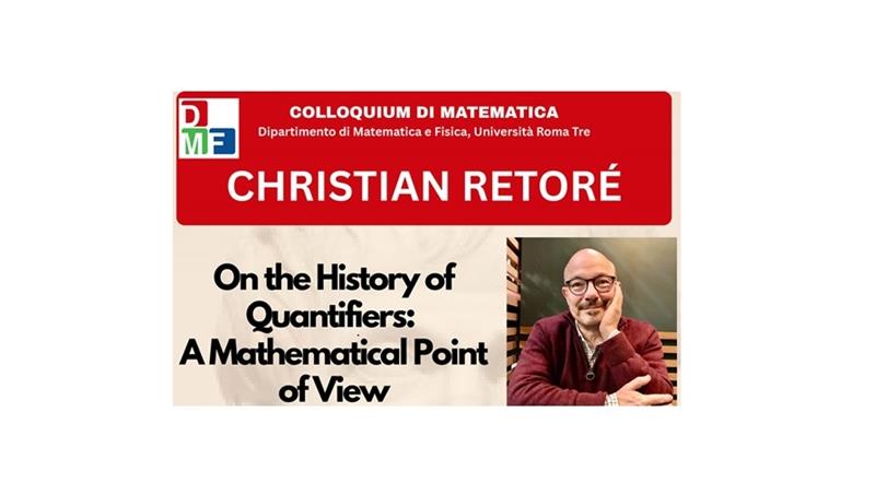 Colloquium di Matematica tenuto dal Prof. Christian Retoré